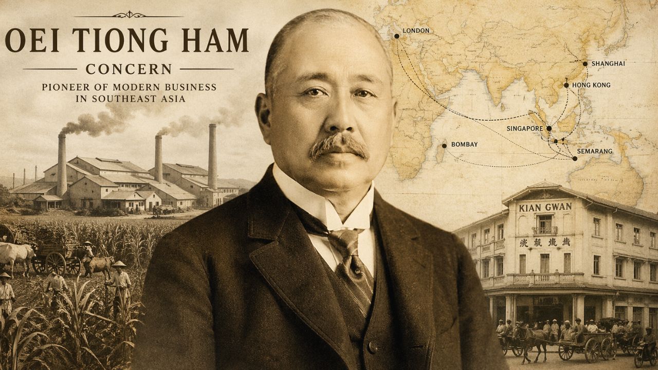 Jejak Oei Tiong Ham: Membangun Konglomerasi Modern Pertama di Asia Tenggara